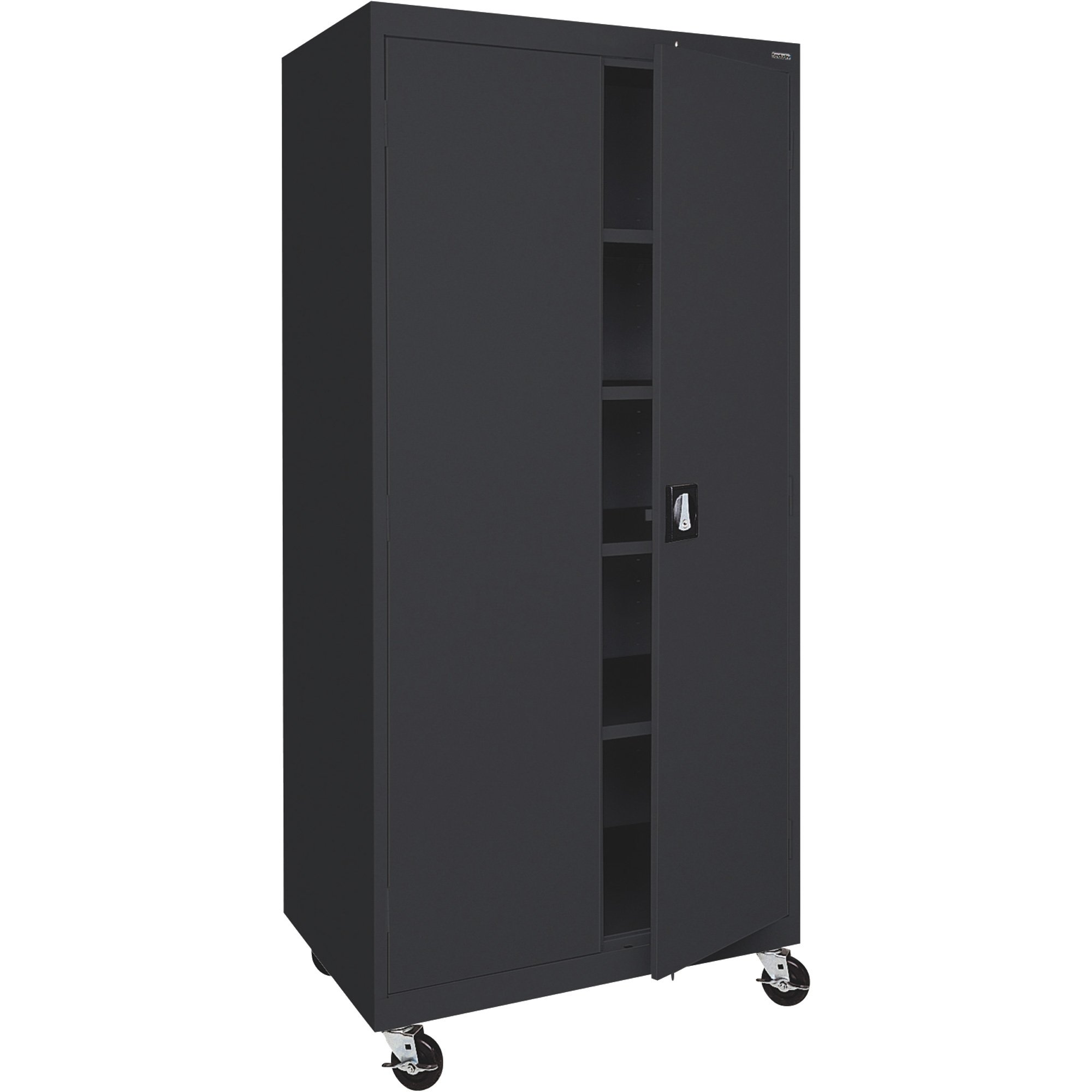 Sandusky Lee Heavy-Duty Welded Steel Mobile Cabinet — 36in.W x 24in.D x 78in.H